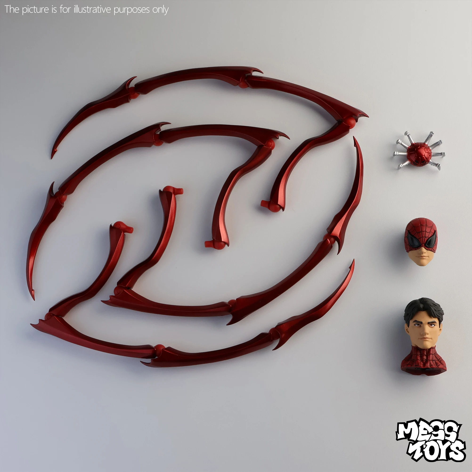 2025 Mess Toys Superior Spider Man Action Figure Messtoys Spiderman Vicino Dottore Polpo Peter Parker Anime Giocattoli Regali