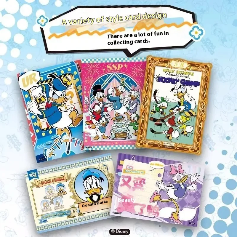 Card Fun Disney Don Donald Fauntleroy Duck Anniversary Fun Film Cards Anime Peripherals Rare Ssp Ur Mysterious Collectible Card