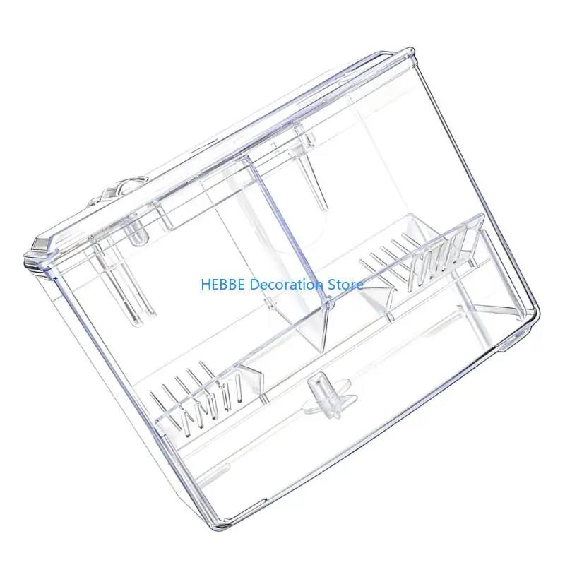 B0KC FishTank Separation Breeder Box External Breeding Isolation Box Detachable Box