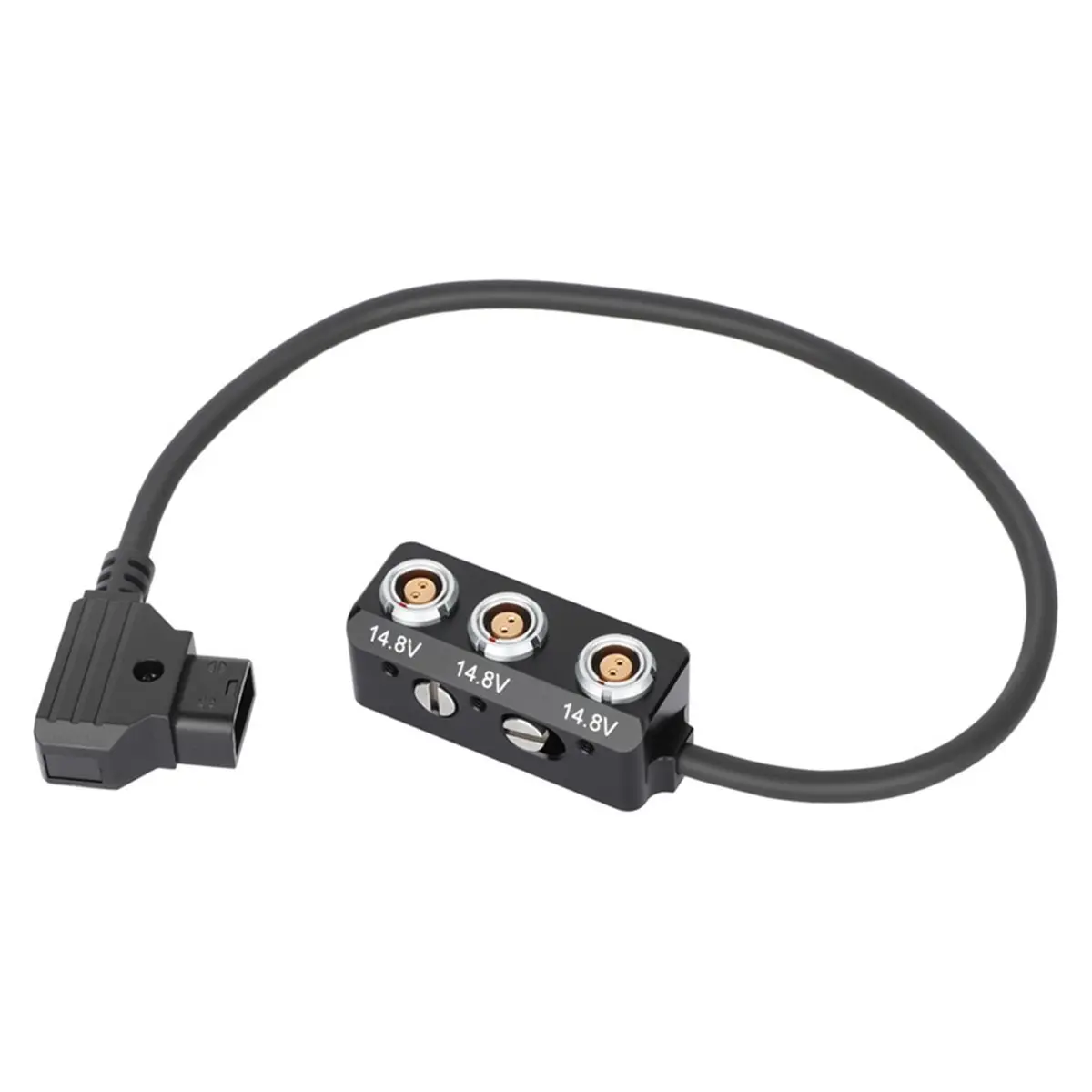 A85P New 1-to-3 Camera Power Splitter Cable (D-Tap to Three 0B 2-Pin LEMO Female)