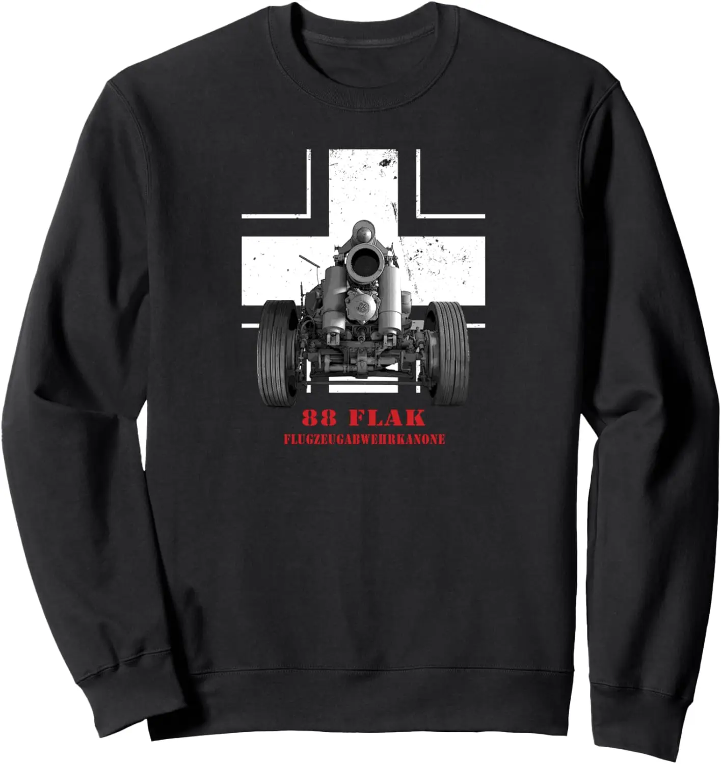 

German 88 Flak anti-aircraft anti-tank Gun WW2 classic Sweatshirt