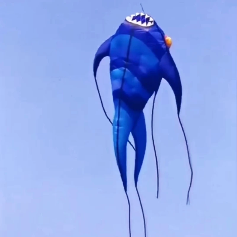 Cerf-volant monstre de mer volant en plein air, jouets amusants, cerf-volant souple, planche à voile 3d gonflable, nouveau cerf-volant de parachute, cerf-volant de pêche au vent