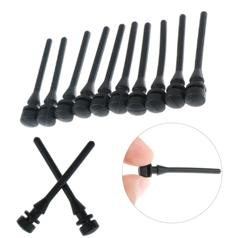 Goldpo Screw Pin Rivet Rubber Fan Noise Absorbtion Anti Vibration Mount Silicone Shock-absorbing Nails Black