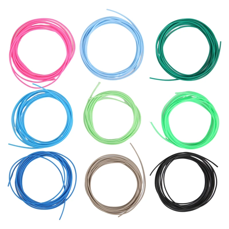 Penna per stampa 3D ricariche per filamenti PCL 1.75Mm, confezione da 20 colori casuali, bassa temperatura di fusione di 70 ℃, regali per bambini (200 piedi)