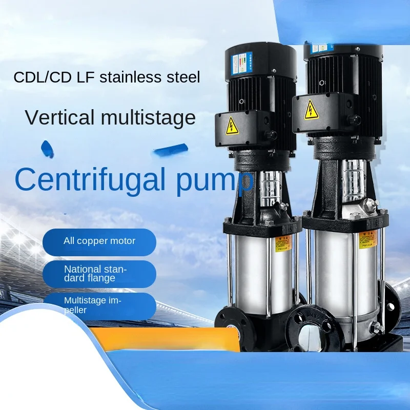 Vertical Centrifugal Pump Cdl32 Light 304F Intelligent Constant Pressure Boiler Booster Water Supply Multi-Stage Water Pump