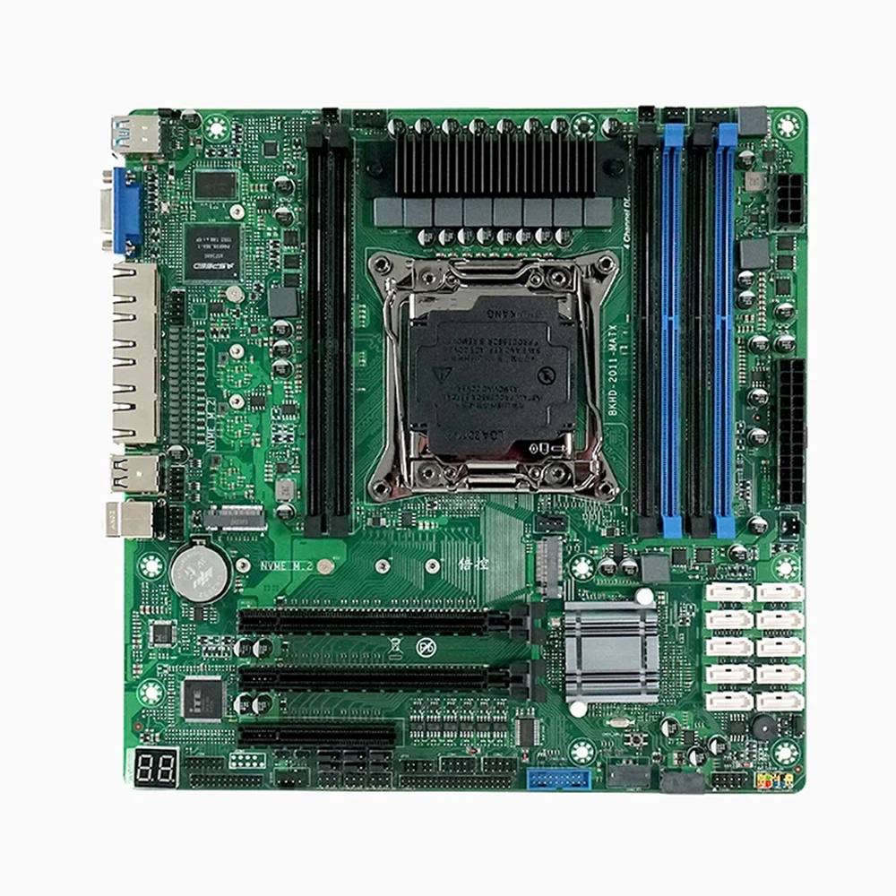 Imagem -04 - Kit Motherboard para Servidores 2680 v4 Ddr4 64gb Apto para Firewalls Abonnement Vpn Máquinas Virtuais Routers 4x2.5ge 10x Raid Sata Novo C612