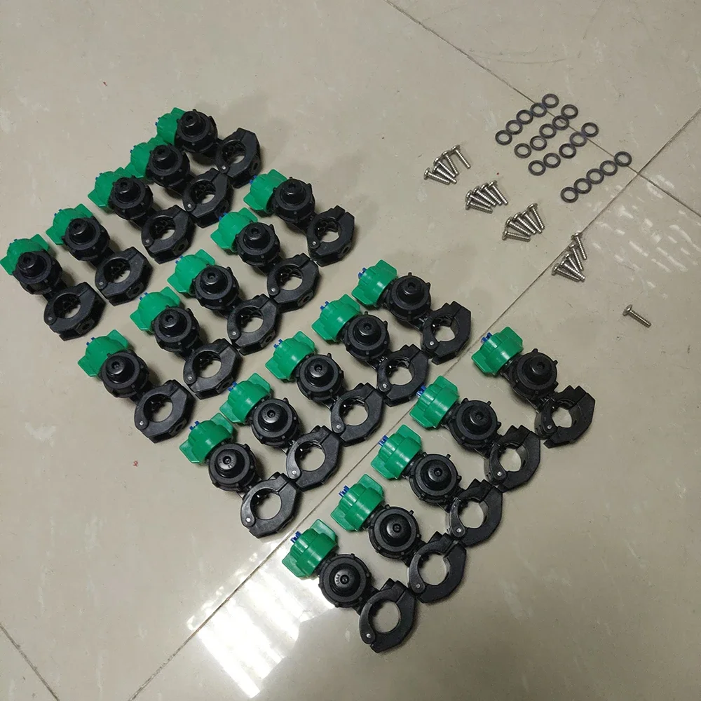 Anti-drip 102A Agricultural Boom Sprayer Nozzle 20/32mm Clamp Type Fits 20/22/32mm Pipes High Quality