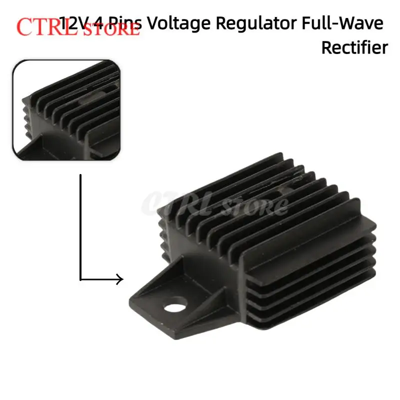 

Full-Wave Rectifier & 12V 4 Pins Voltage Regulator Universal for 50cc 90cc 110cc 125cc ATV Quad Dirt Pit Bike