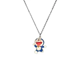 Bandai-collar de campana de Tinker serie Happy Doraemon, colgante periférico de Anime para pareja, joyería creativa de dibujos animados, venta al por mayor