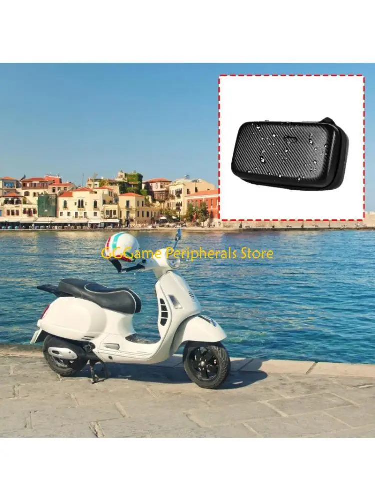 

U55B Convenient EVA Organiser Case Storage For Motorcycle And Ebike Adapter‌ Accessories Compact Design Black