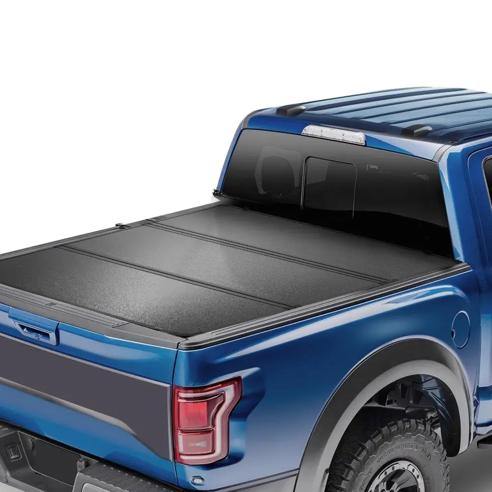 

-Fold Truck Bed Tonneau Cover, Compatible with 2015-2024 for Ford F-150 , for Lightning , Styleside 5.5' (65.4") Bed, Fit 5.6' x