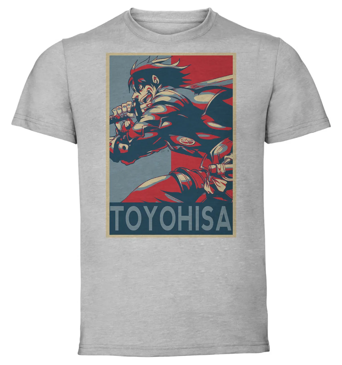 T-Shirt Unisex Grey Propaganda Drifters Shimazu Toyohisa