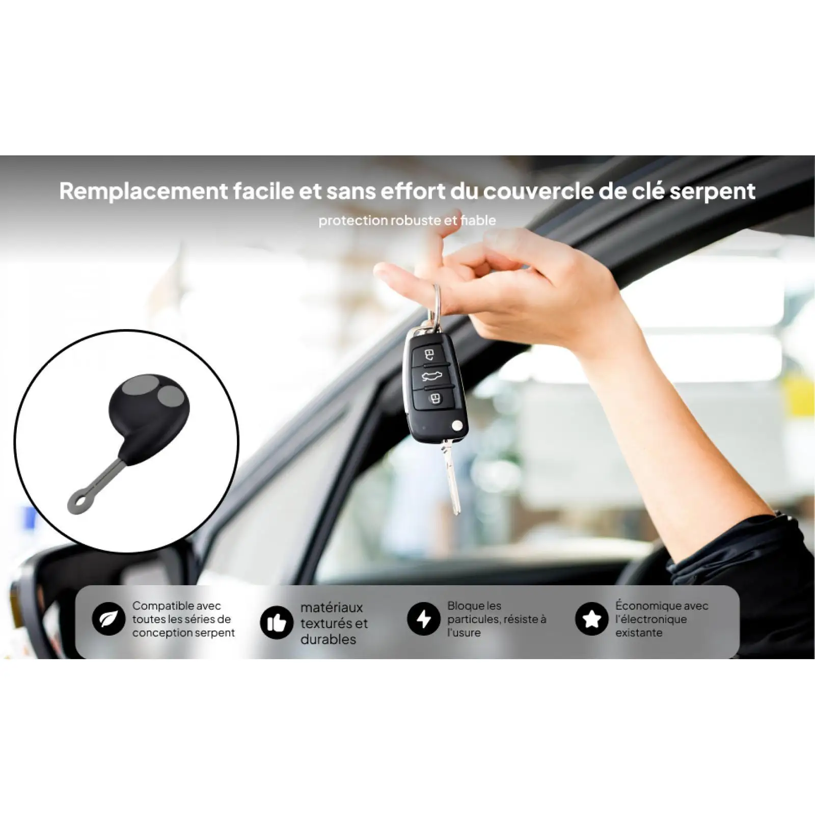 

Сменный чехол для дистанционного ключа с 2 кнопками для сигнализации 7777 без аккумулятора