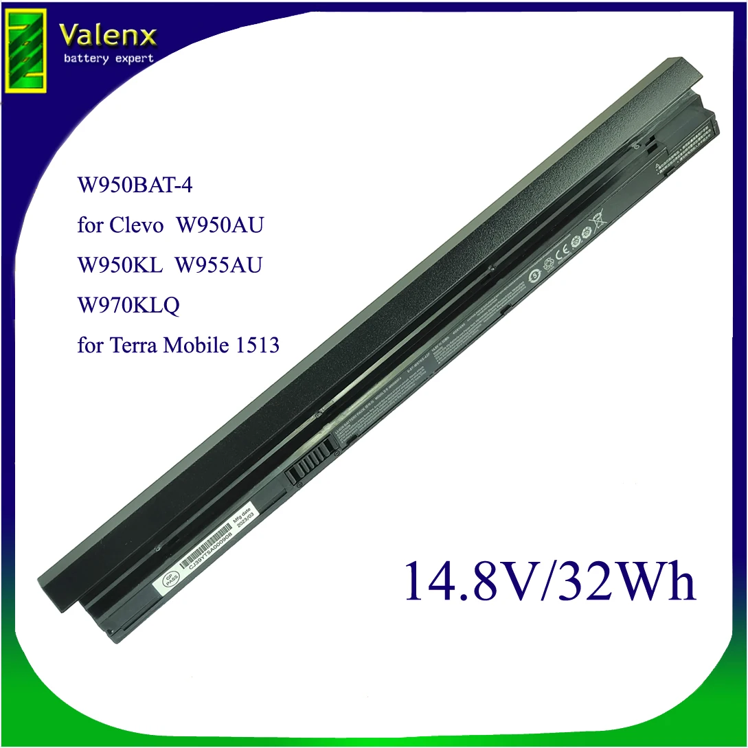 

14.8V 32Wh W950BAT-4 New Laptop Battery For Clevo 6-87-W95KS-42F 6-87-W95KS 4ICR18/65