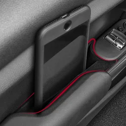 Door Side Organizer Tray Grab Handle Storage Box Handle Pocket Armrest Phone Container For Mini cooper F55 5 Doors F56 Hatchback