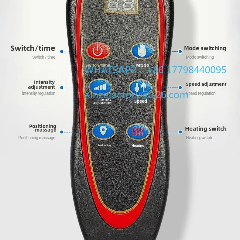 

Customizable Full Body Massage Mattress Waveform Vibration Relaxation with Finger Pressure Pillow Back Foot Massage Manual Air B