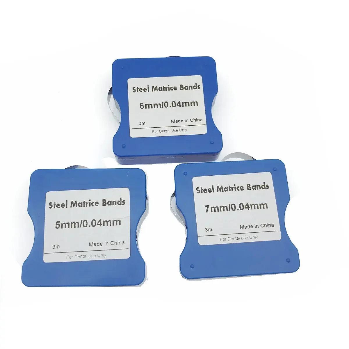 

Multi-format Dental Stainless Steel Forming Sheets Light Curing Resin Transparent Matrix Tapes Reel Dental Restorative Tools
