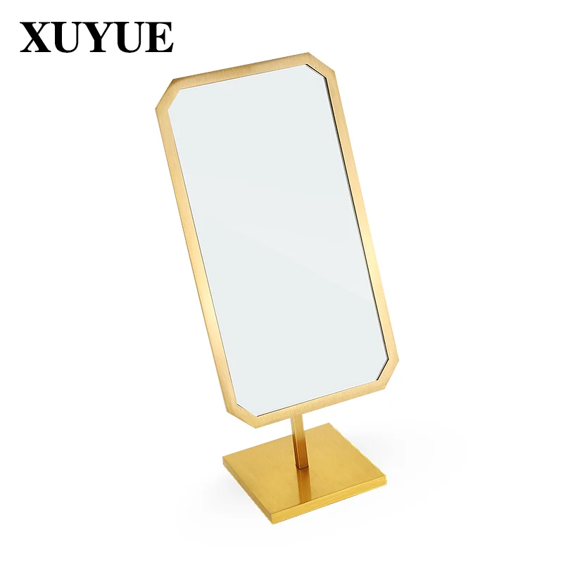 Jewelry store counter dedicated mirror Metal high-definition 180 degree flip mirror Counter multi-purpose display mirror