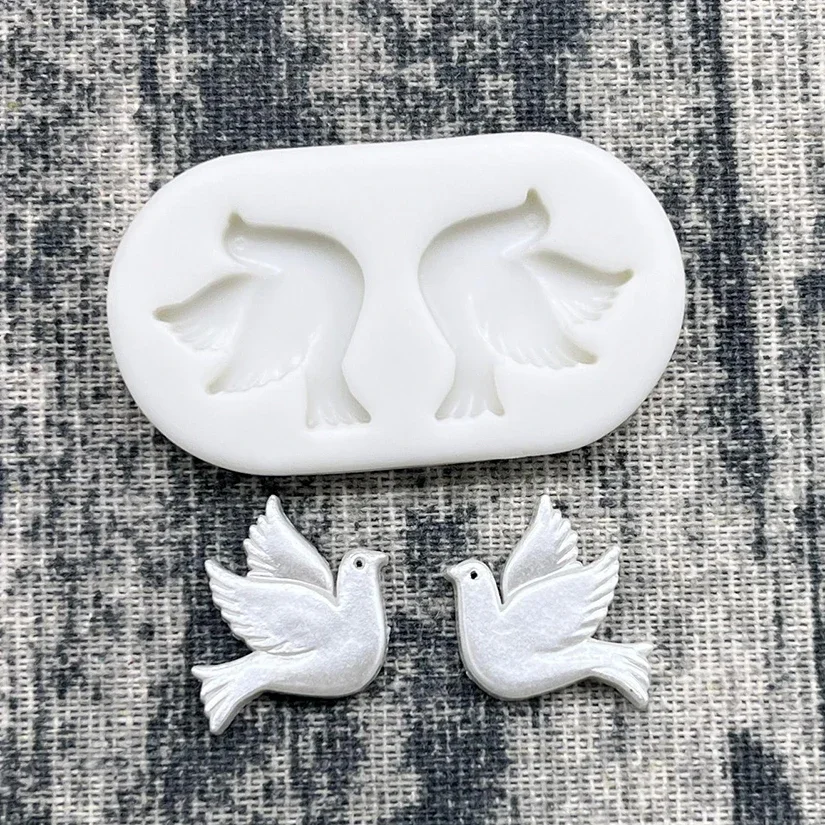 

Dove Silicone Mold Fondant Chocolate Sugarcraft Mold Cake Decorating Tools Baking Accessories Food coloring Baking mold Ice cube