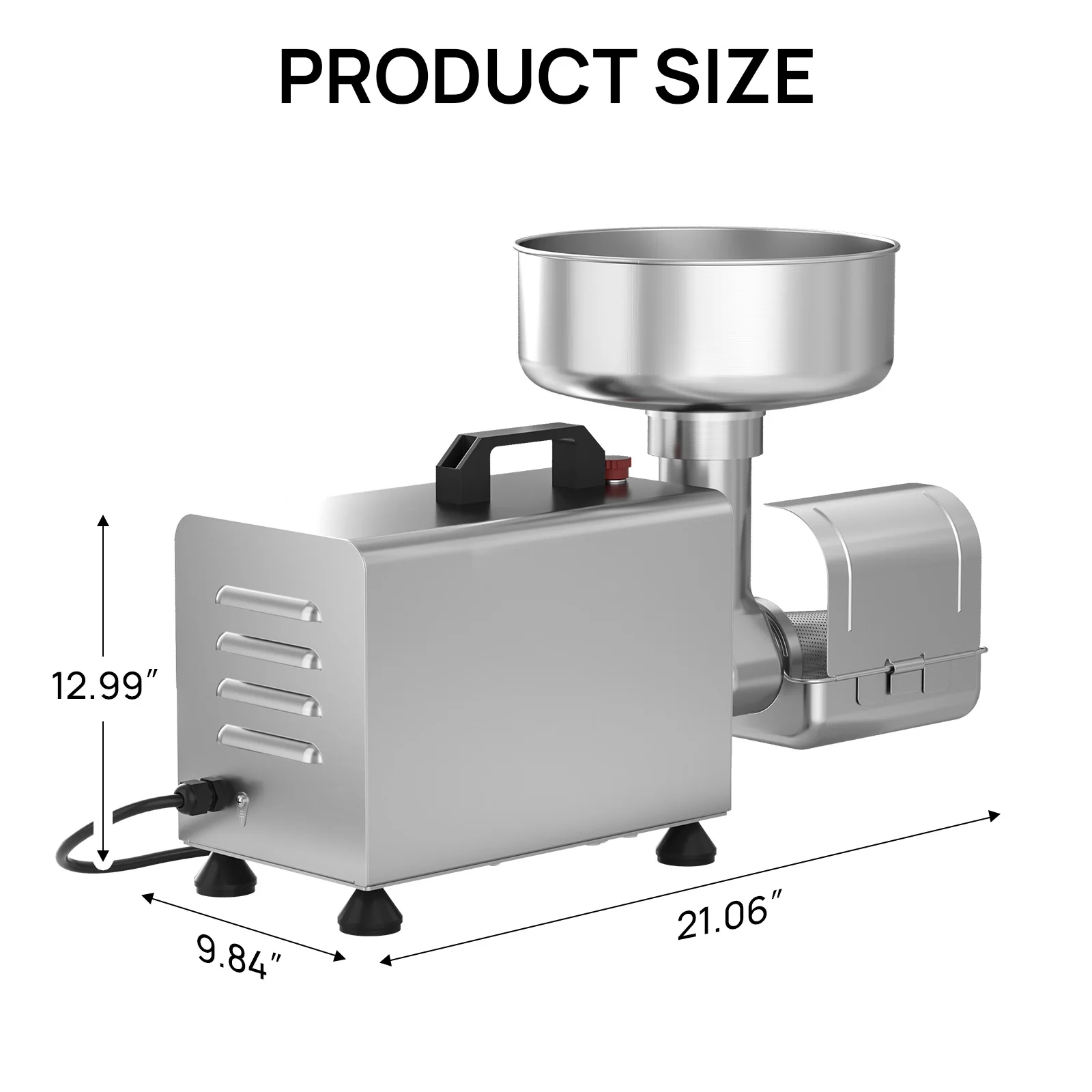 Electric 450W Stainless Steel 304 Home Automatic Jam Machine Commercial Restaurant Core Motor Sauce Maker Fruit Vegetable Juicer