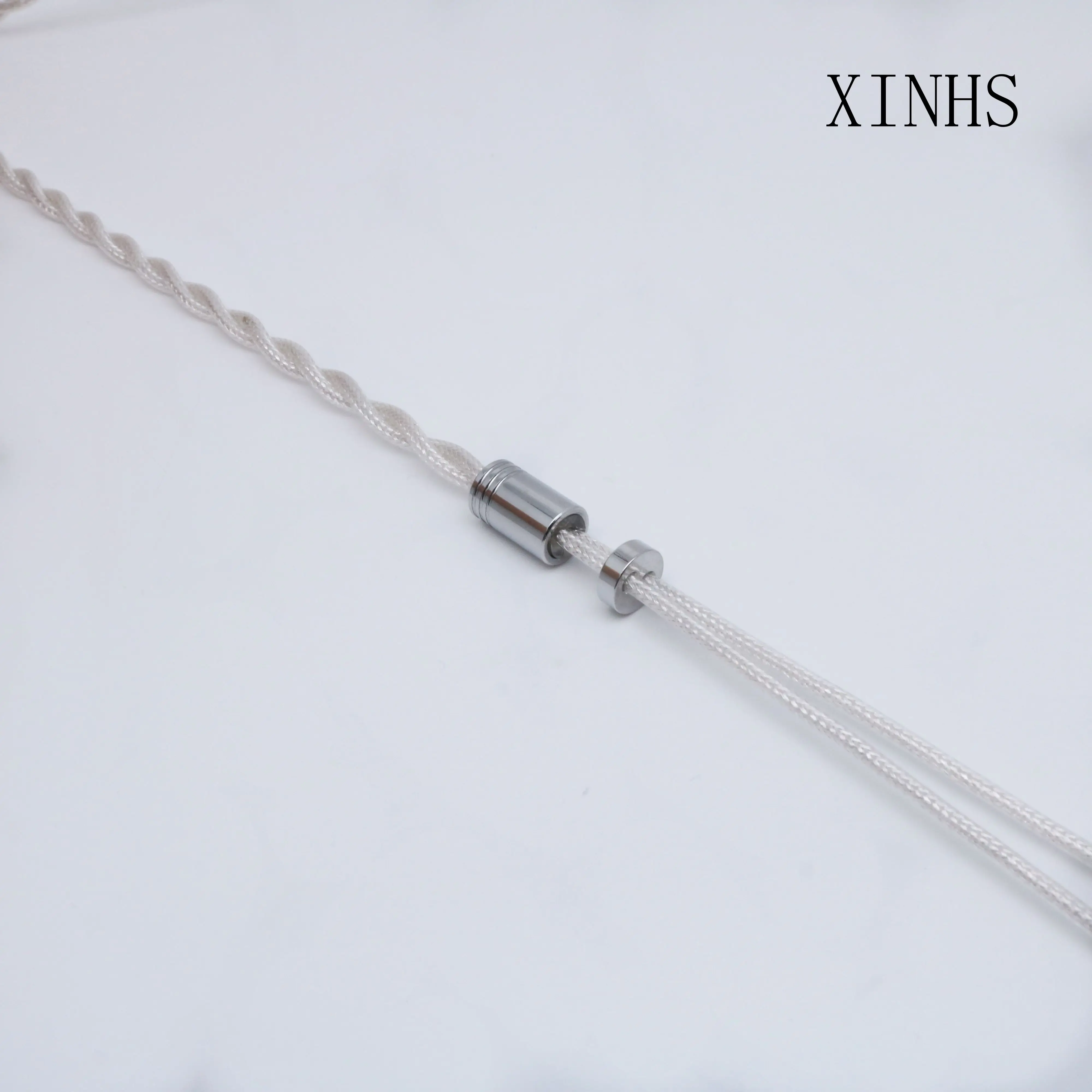 سماعات أذن سلكية Xinhs مع طلاء فضي ، سماعات أذن نحاسية كريستالية مفردة ، مطلية بالفضة ، mmcx/0.78mm2pin ، لـ artti r2 hifi ، داخل الأذن