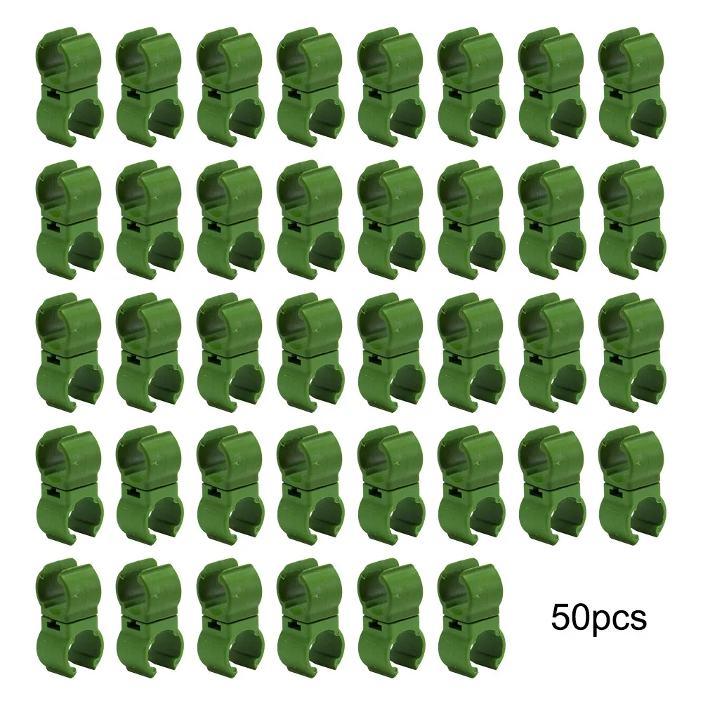 Rod Connector Rattan Stent Garden GreenHouse 50PCS Agricultural Greenhouse Film Buckles PP Stake Clip Brand New
