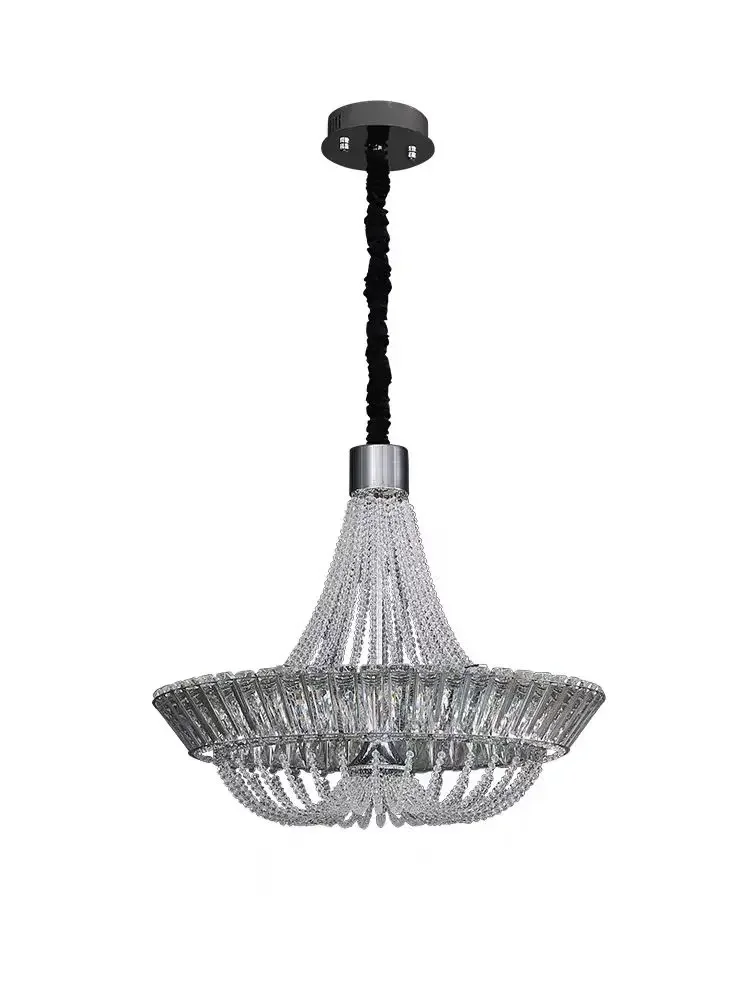 

Modern French Crystal Chandelier Luxury Home Decor Led Hanging Lamp Hotel Villa Chandeliers New Design Lustres