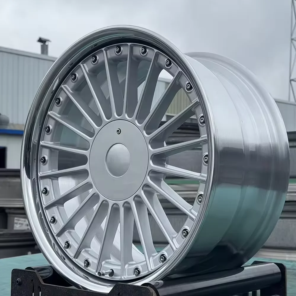 Two-Piece Forged Racing Car Aluminum AlloyWheel Rims6061-T6Material19 20 21 22 24Inch PCD5x112 Fit ForMercedes Modified Vehicles