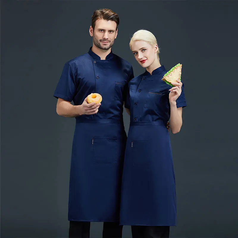 Women Chef Clothes Men's Kitchen Jacket Cook Clothing Pizza Chef Uniform Chef's Shirt Cooking Clothes Hotel Restaurant Workwear