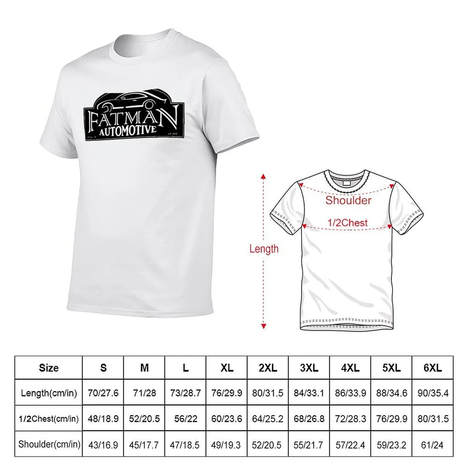 Fatman Automotive T-Shirt t shirts with prints man t shirts graphic T-Shirt