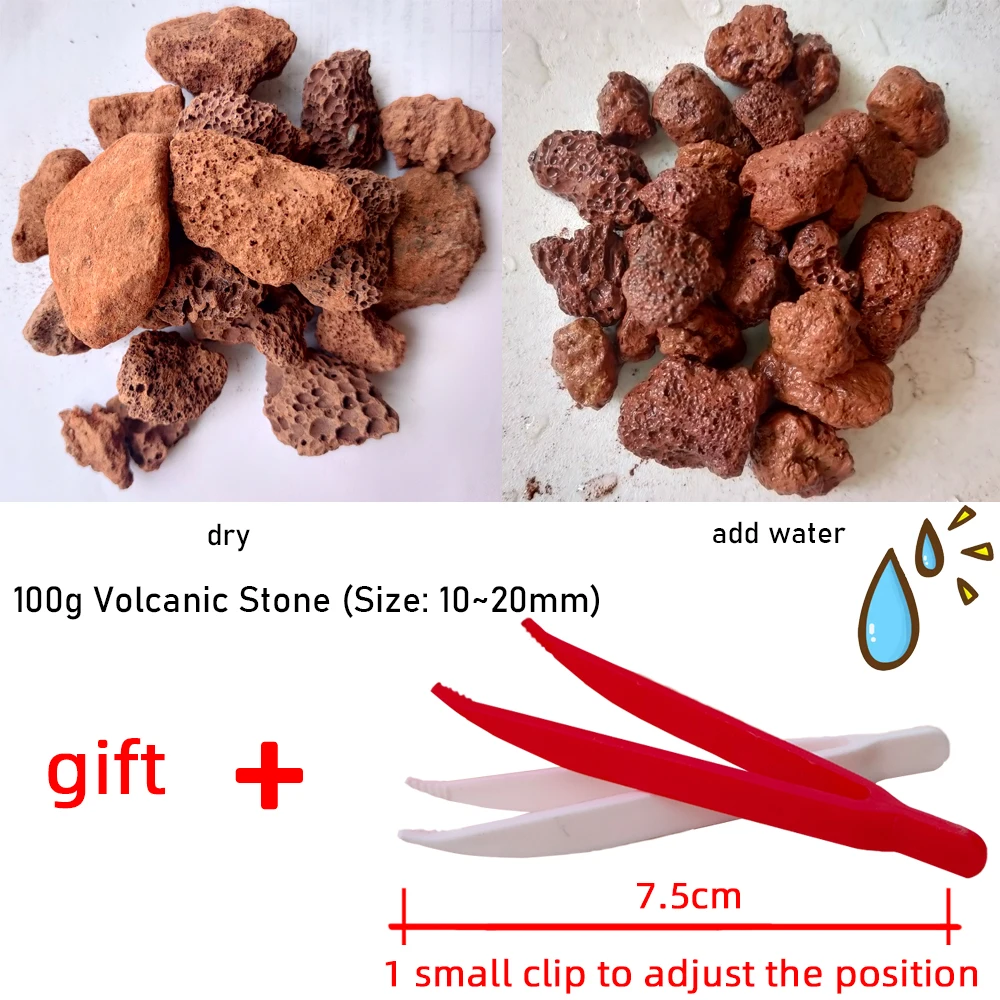 Volcanic Stone Gardening Bonsai Decoration Materials Create Ecological Environment 100g Shipping Not Included