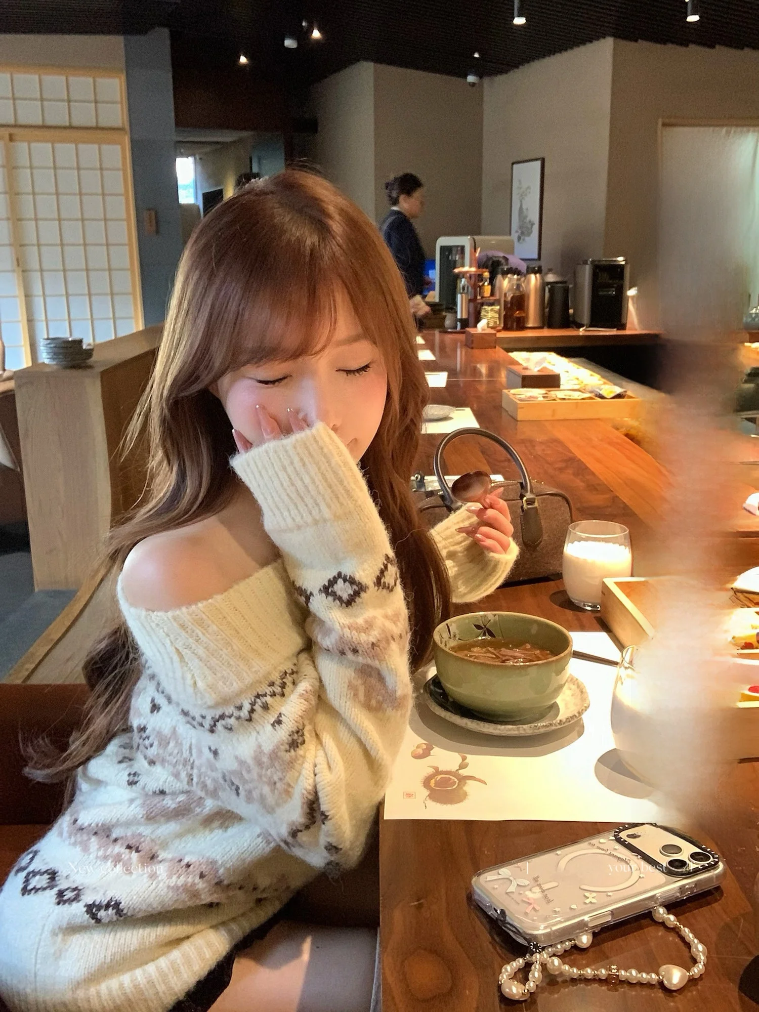 

Вязаный шерстяной свитер Lukira Fair Isle: мягкий, удобный, теплый, эластичный, с открытыми плечами, женский, осенне-зимний, модный, повседневный, свободного кроя