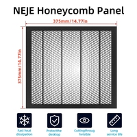 NEJE Laser Engraver Pad Backing Plate Honeycomb Panel Work Platform375x375mm for All Brand Laser Cutter Machine Tool Accessories