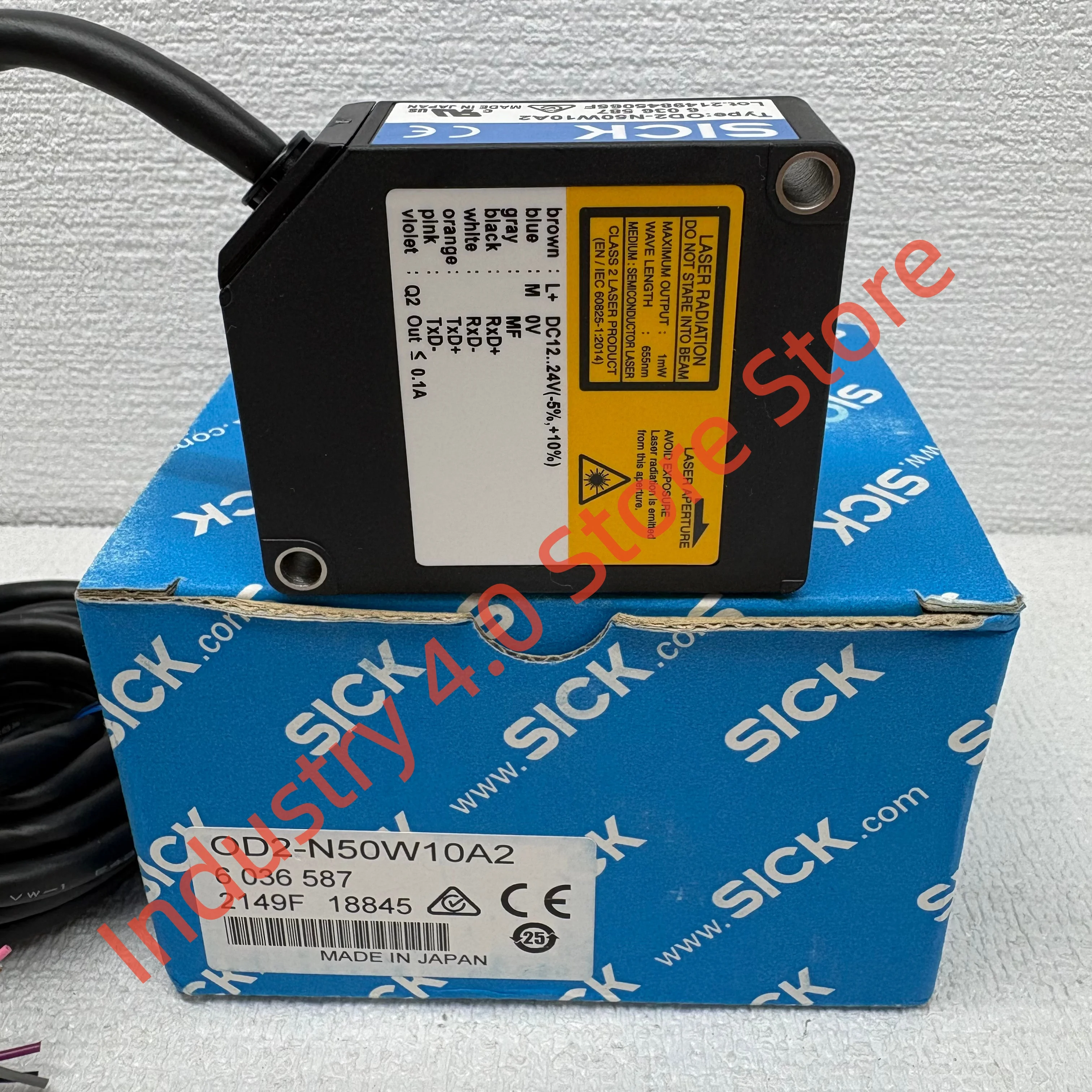 

OD2-N50W10A2 new in box sensor 6036587 laser distance measuring