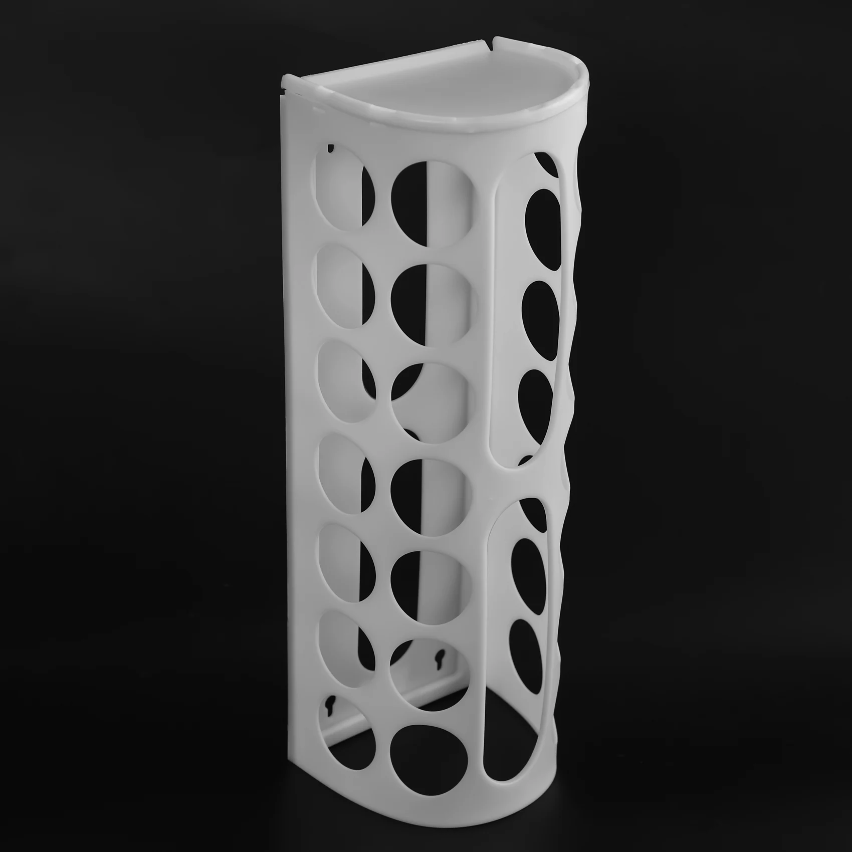 다목적 접이식 쓰레기 봉투 보관 상자, 벽걸이 환경 보호 비닐 봉투 추출 상자, 화이트 핫