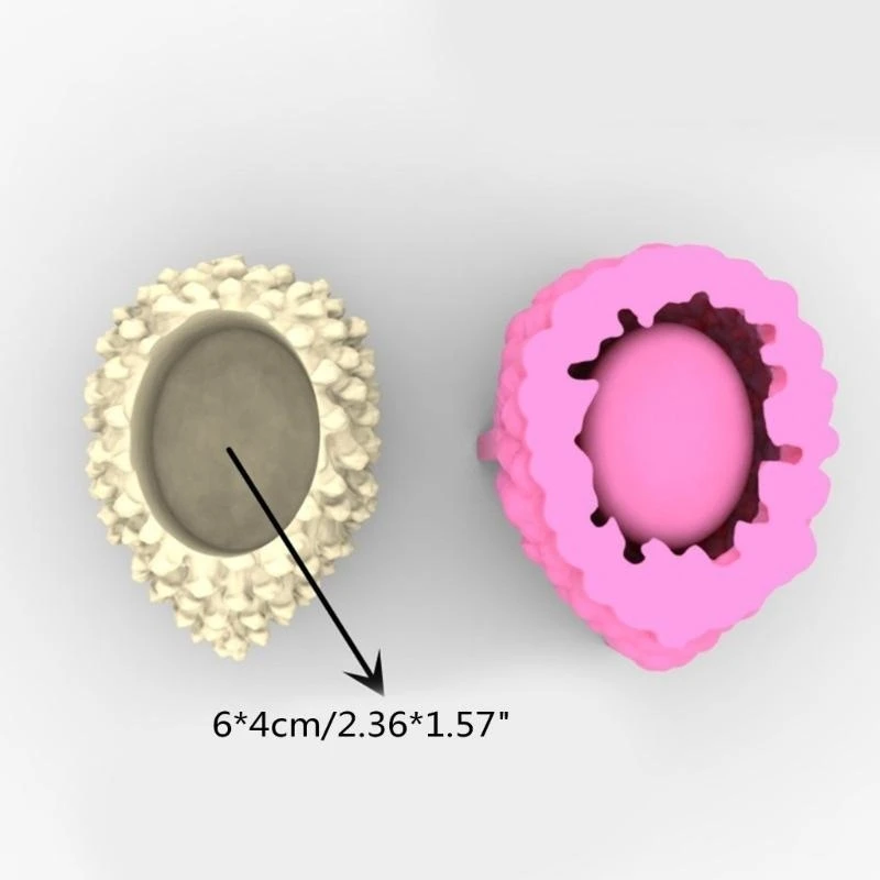  Candles Holder Resin Mold,Gypsum Flower Pot Silicone Molds Cone Epoxy Resin Casting Molds for DIY Jewelry Storage Box