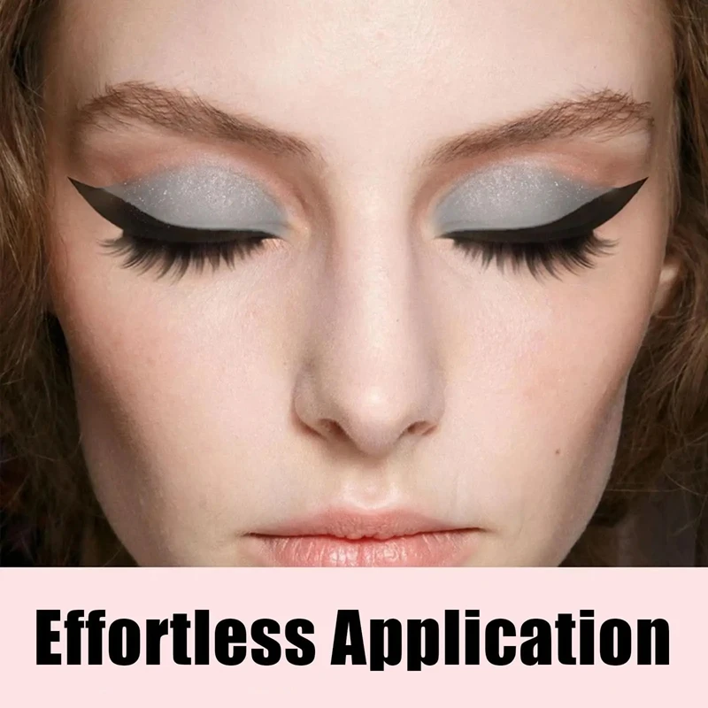 كسول ظلال العيون رمش التصحيح جديد عينيه رمش ملصقات، 3 في 1 ذاتية اللصق قابلة لإعادة الاستخدام ملصقات ماكياج العين السريعة