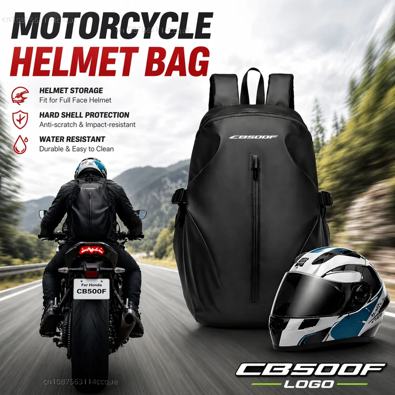 

Knight Backpack Motorcycle Helmet Bag Travel Equipment Waterproof Large Capacity Riding Gear For Honda CB500F CB 500F CB500 F