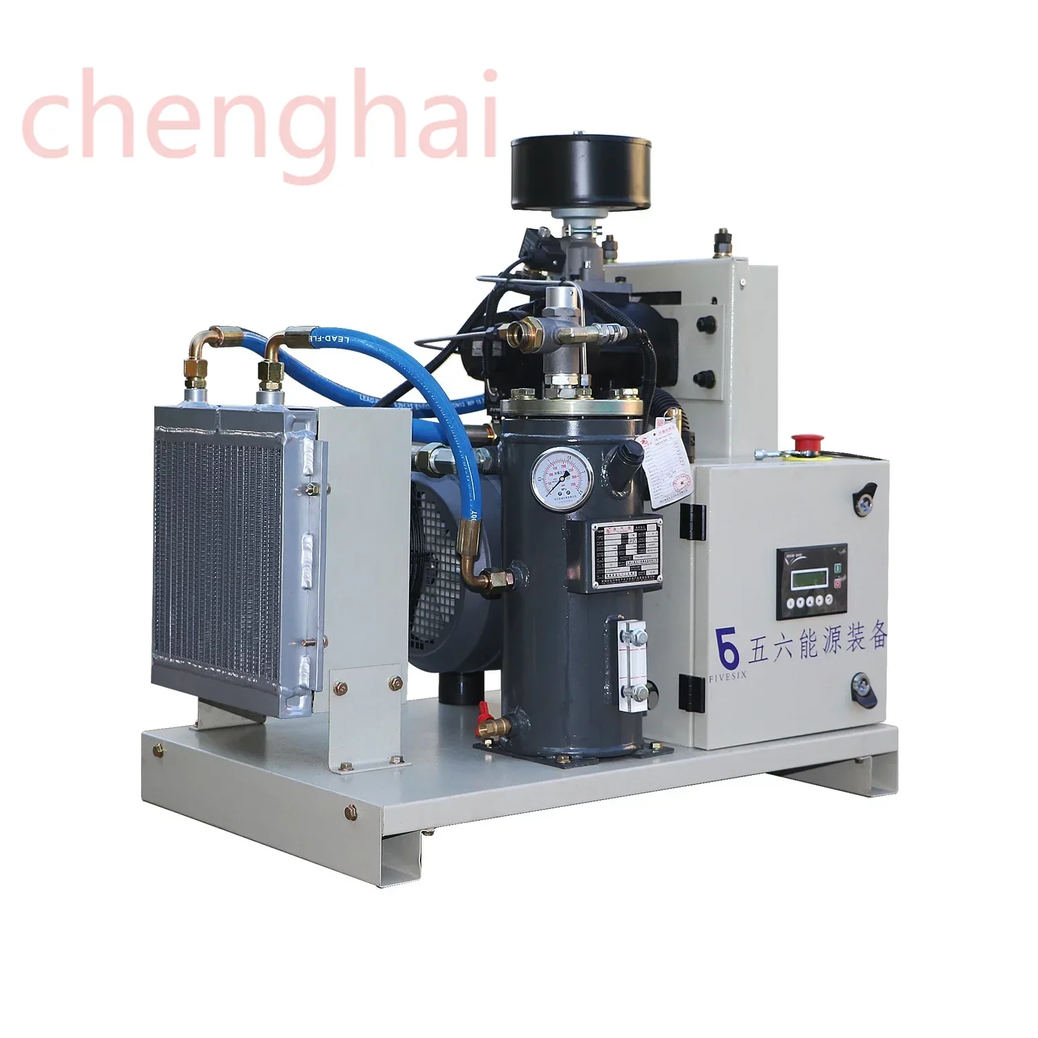 High Pressure Digital Japan Small 7.5KW 10HP 3 Phase 220 Volt 230 Volts Industrial Rotary Screw Air-Compressors Belt Drive