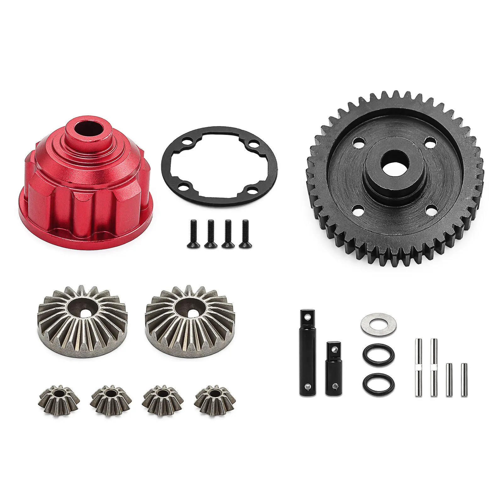 طقم تفاضلي مركزي معدني كامل 8980 لـ TRAXXAS 1/8 MAXX SLASH 1/10 MAXX RC ملحقات أجزاء ترقية السيارة