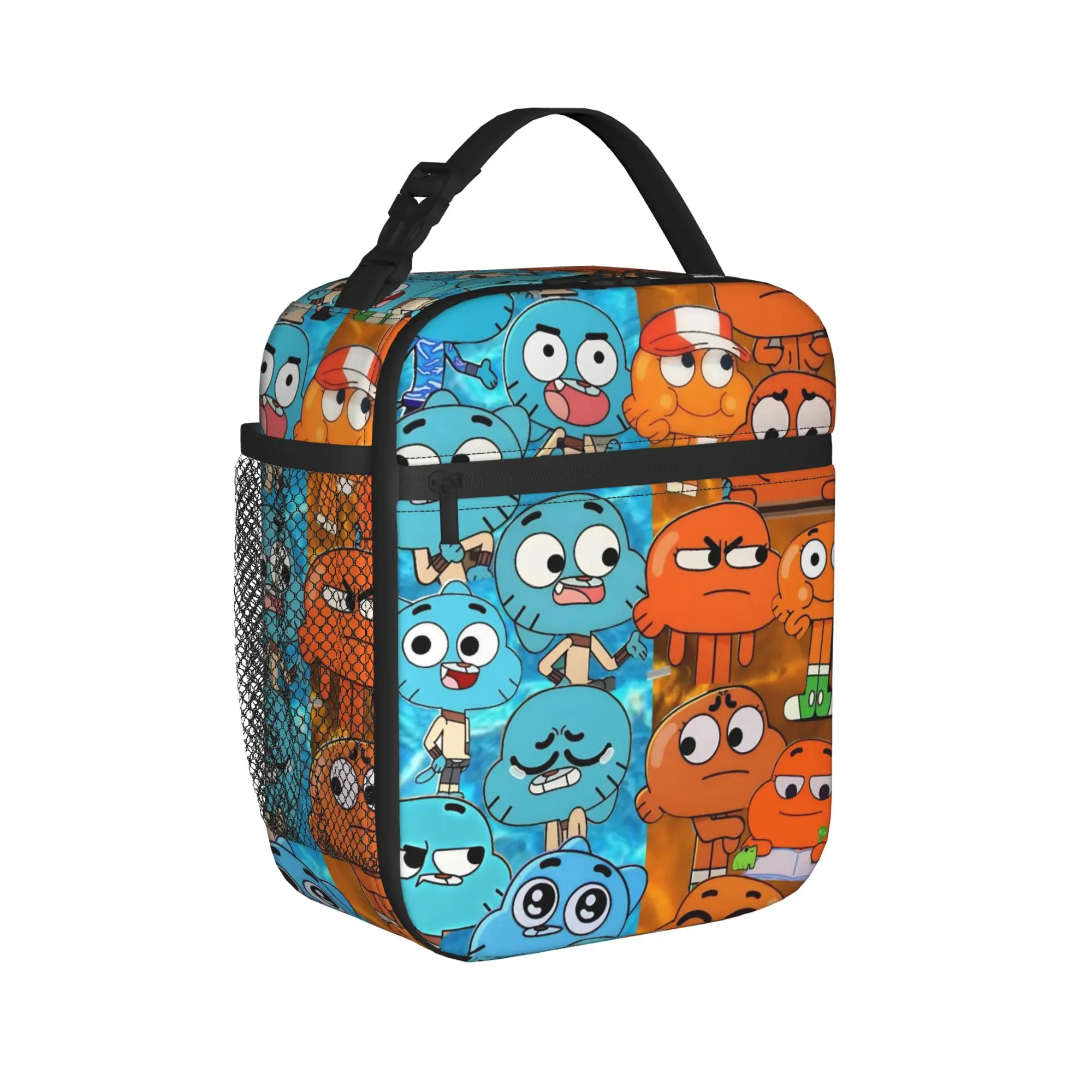 Gumballs Darwins Insulated Lunch Bag High Capacity Amazings Gumballs Reusable Thermal Bag Tote Lunch Box Work  Picnic Food Bag