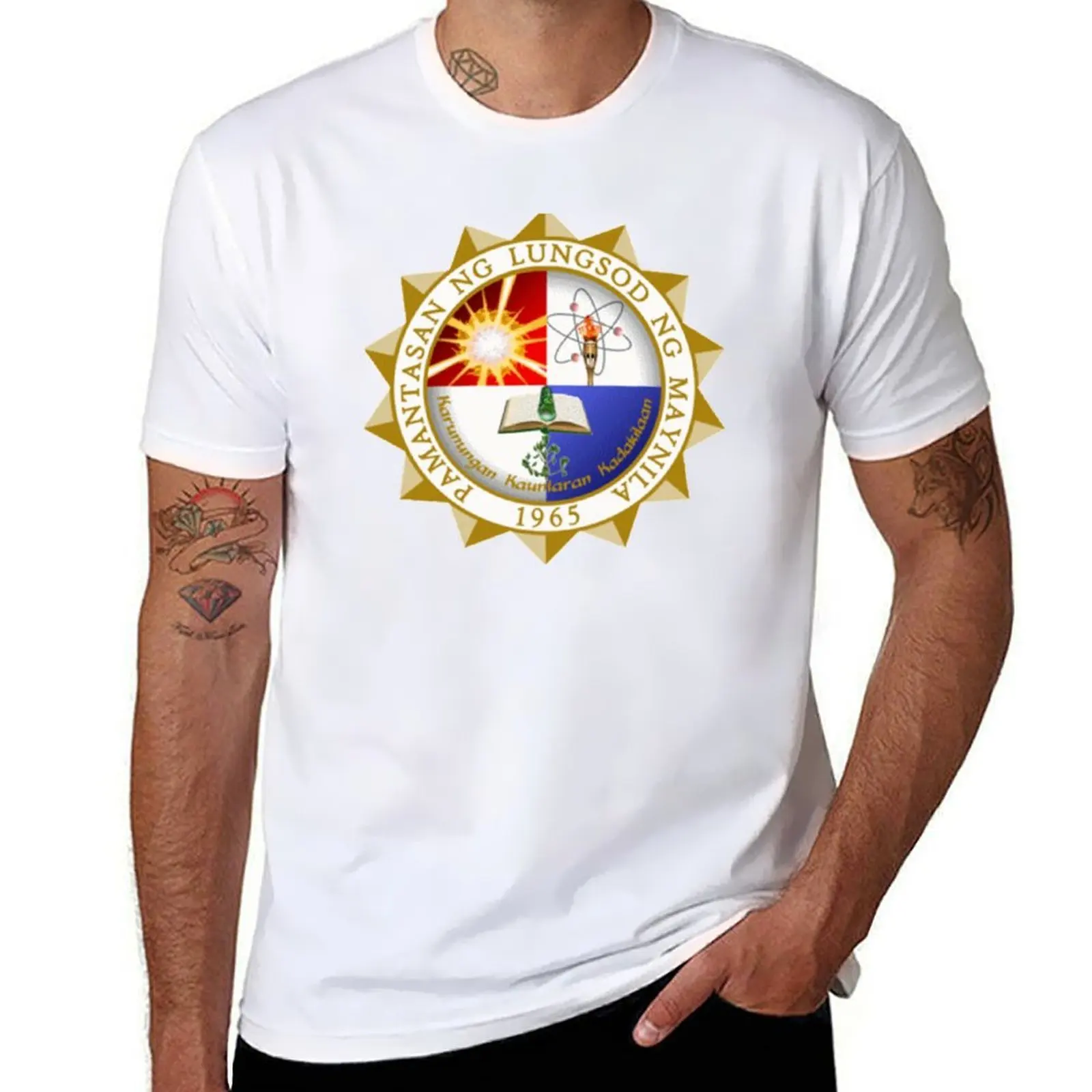

Pamantasan ng Lungsod ng Maynila T-Shirt anime t shirts oversize t shirts cotton 100% T-Shirt