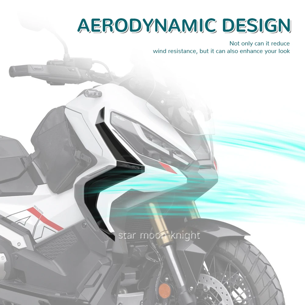 รถจักรยานยนต์Wind DeflectorสําหรับHonda X-ADV 750 2021 - 2024 XADV X ADV 750 อุปกรณ์เสริมAir DeflectorsขาFairingด้านข้างกระจก