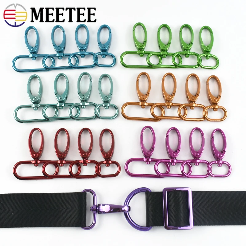 

2/5/10Pcs 20-38mm Metal Buckles for Bags Swivel Lobster Clasp Carabiner Dog Leash Keychain Snap Hooks DIY Hardware Accessories