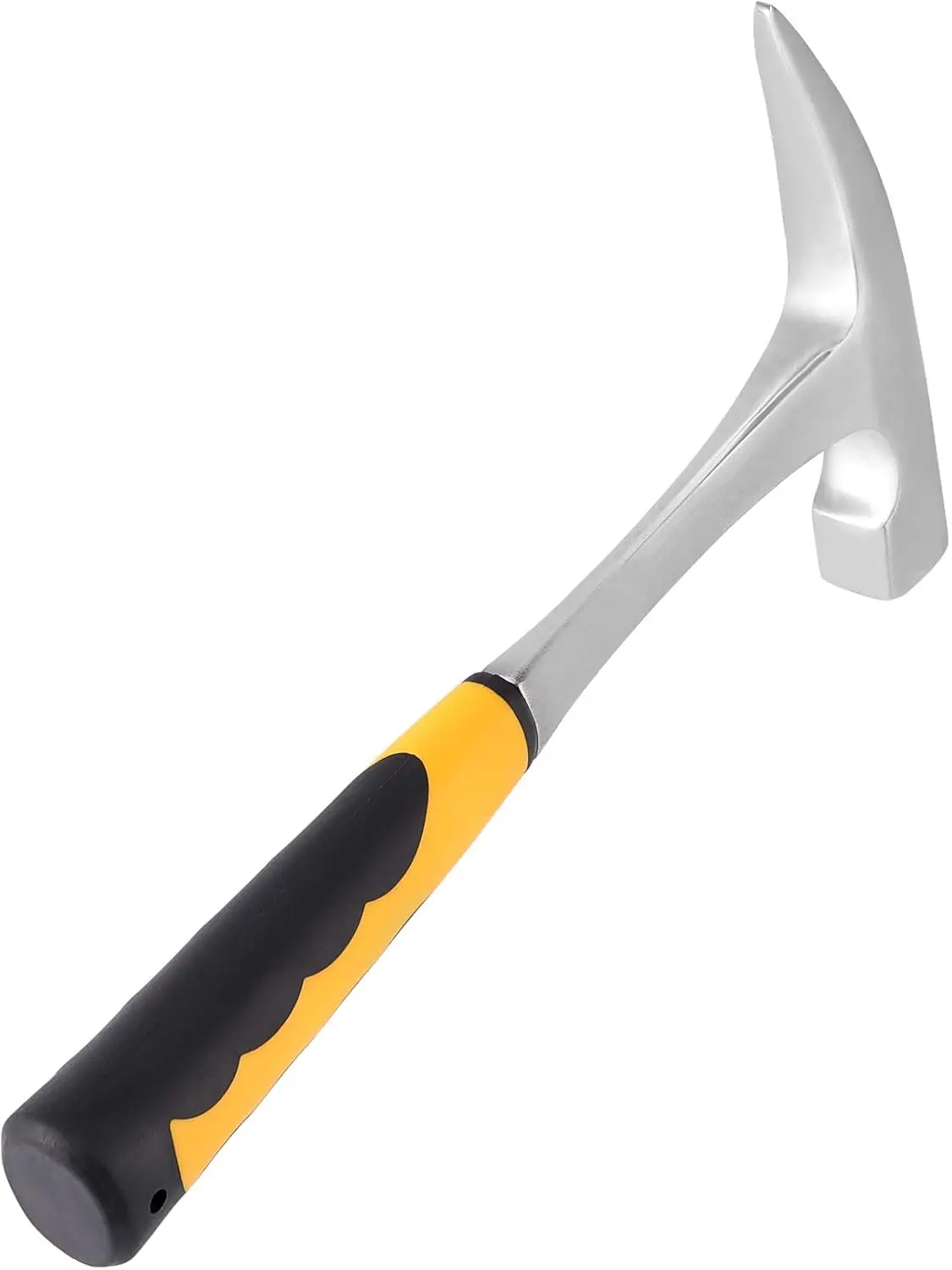 

32oz Rock Pick Hammer, 12 Inch Carbon Steel Chipping Hammer with Skid Handle, for Mining and Geological Prospecting