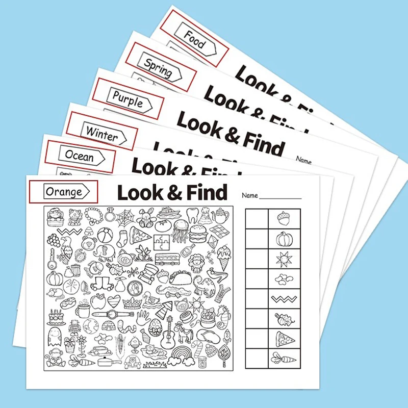 كتاب تلوين للنشاط التفاعلي للبحث والعثور على الألعاب 1000+ أنماط للبحث عن العناصر المخفية كتاب الألعاب #6