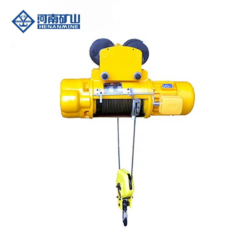 Made In China 1.5 3.2 5 Ton Pendent Handle Control Electric Wire Rope Hoist 10 Ton Price