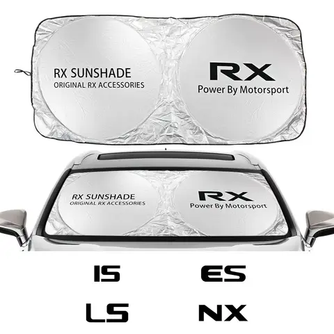 Lexus ES RX NX CT200h Fsport LS UX LX GS GX IS 자동차 액세서리 Anti UV Sun Visor Protector 용 자동차 앞 유리 차양 커버