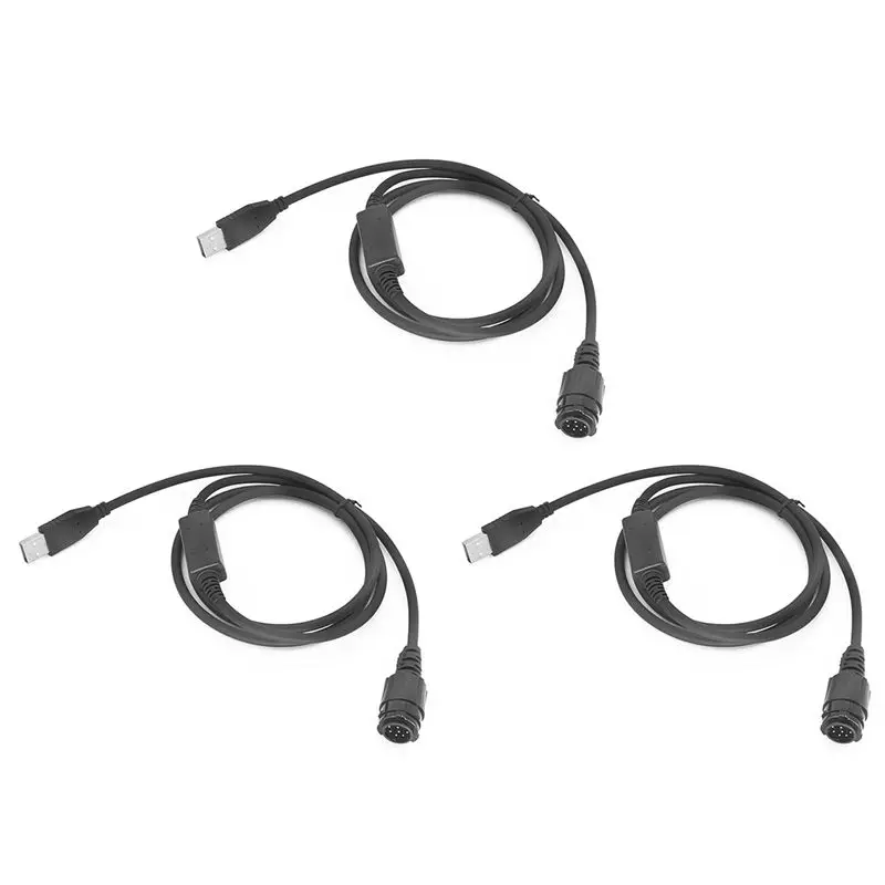 3X USB-кабель для программирования для Motorola Xir DM4600 DM3400 DM3601 APX2500 APX6500 XPR4500 XPR4550 XTL5000 XTL2500 PM1500