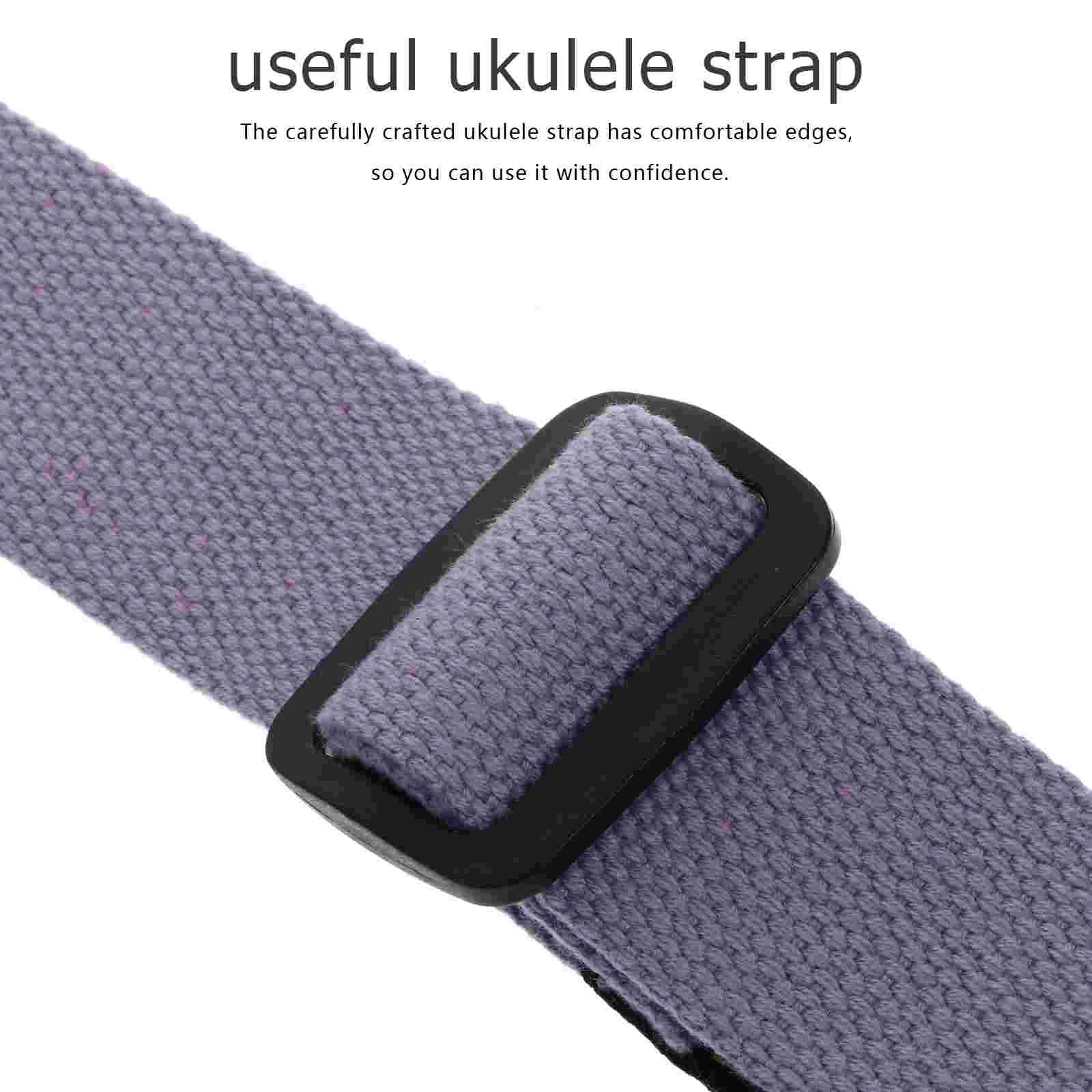 Ukulele Strap Bass Accessories Watch Straps Piano Belt Non-punching Microfiber Simple Classical Child Belts